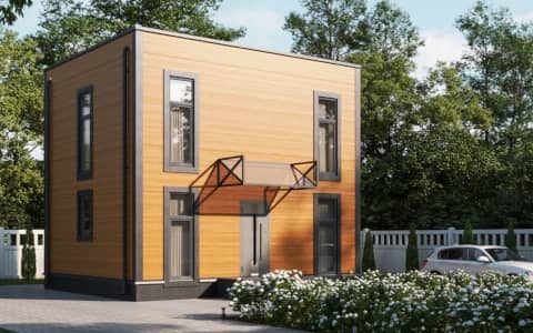 Быстровозводимый дом EFFECT LIGHT 88