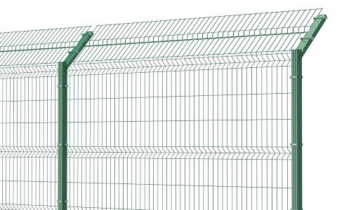 Наклонная секция на забор