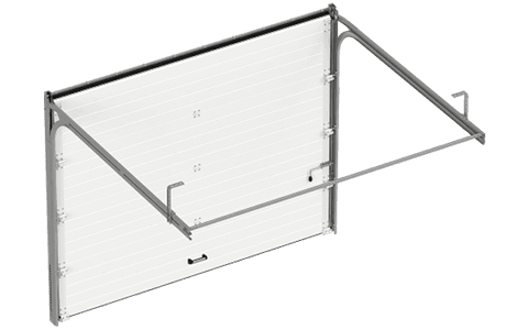 Полотно из сэндвич-панелей для секционных ворот